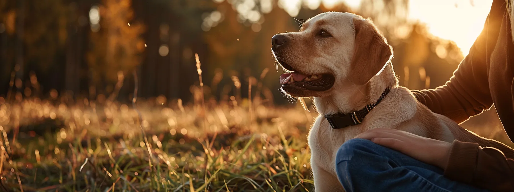 a pet owner playing with their dog through a special camera with interactive features.