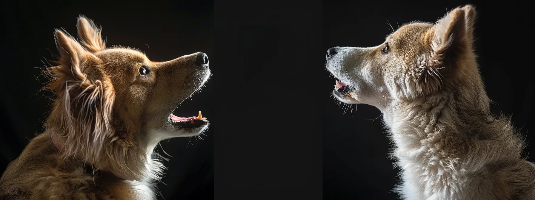 a dog trainer observes a dog's reaction to different voice tones during personalized training.